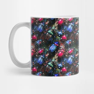 Beetle with rainbow colors Mug